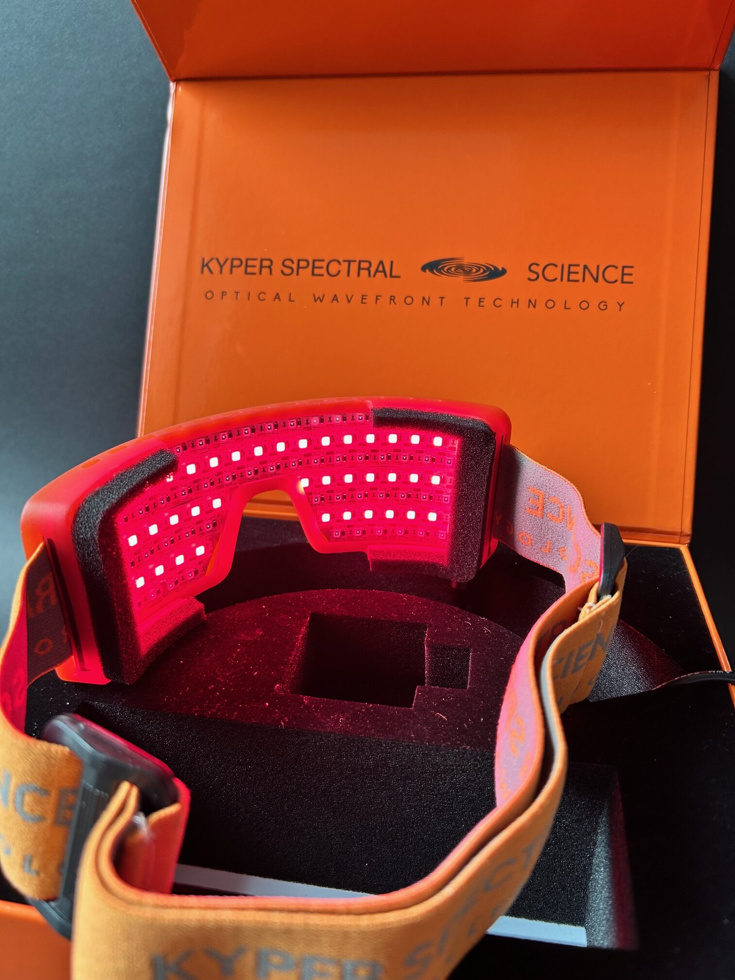 Kyper Spectral WaveFront red light therapy eye mask